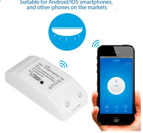 Tuya Wi-Fi relé bekötése