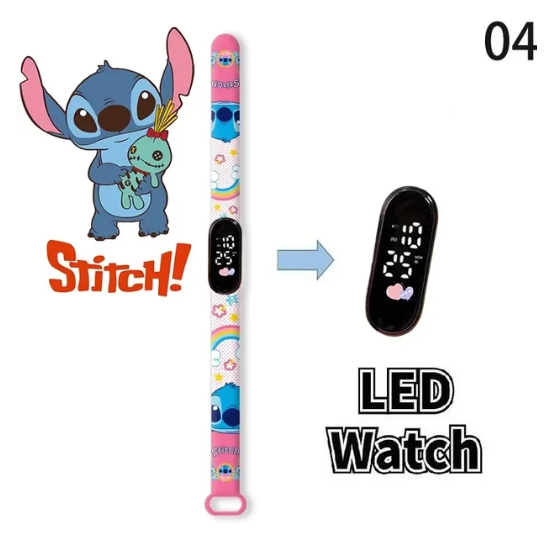 Lilo és Stitch szilikon szíjas karóra