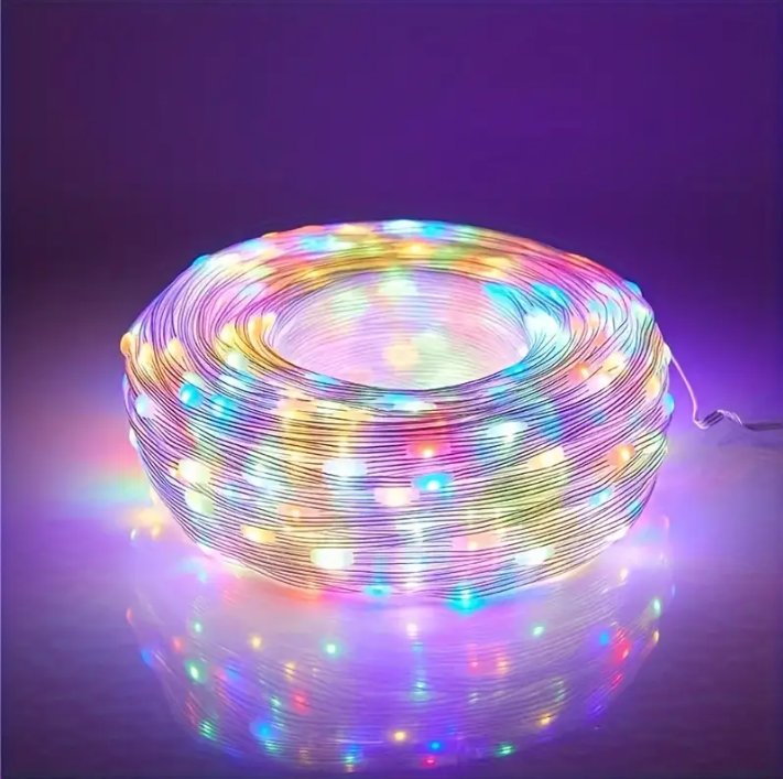 Időzítő és zene mód - RGBIC fényfüzér