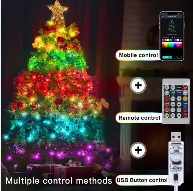 Karácsonyfa fényfüzér – elérhető változatok