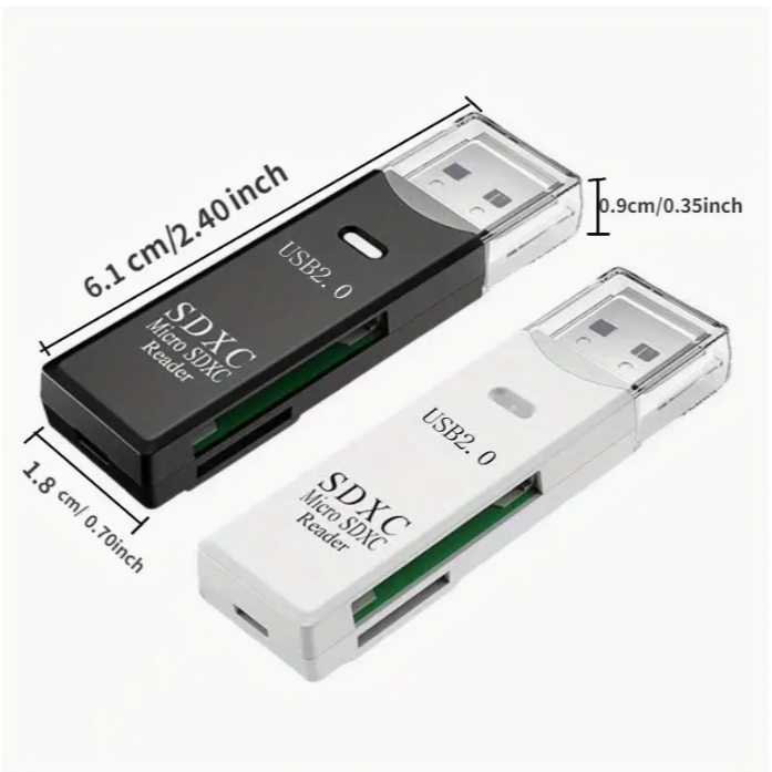 Kártyaolvasó SD és Micro SD foglalattal