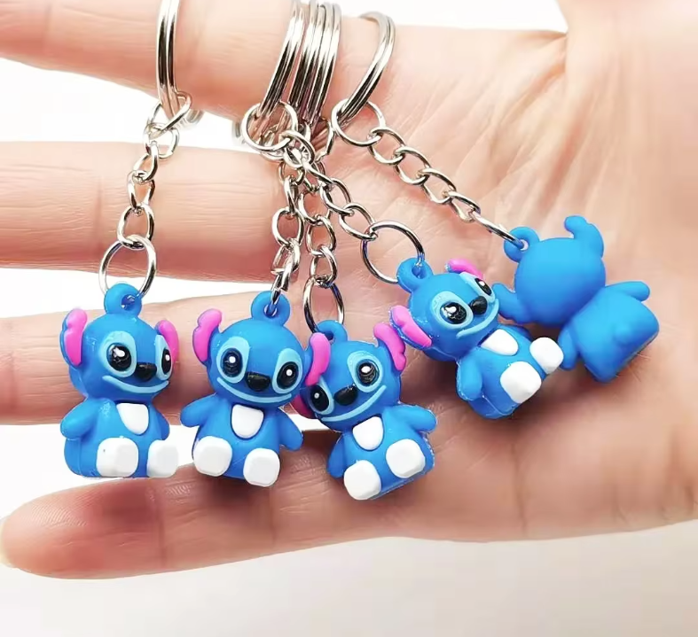 Lilo és Stitch kulcstartó közelről