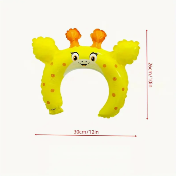 Felfújható fejpánt használat közben