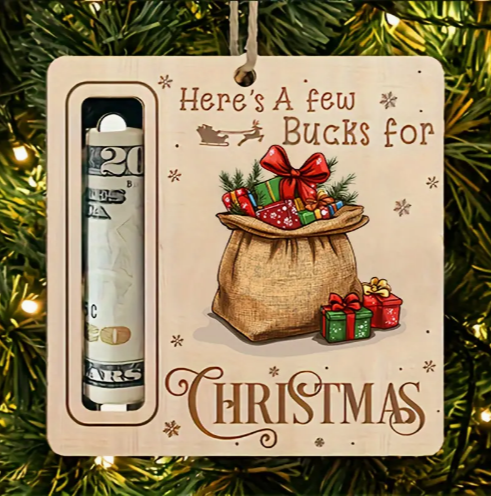 Karácsonyi pénztartó dísz minták