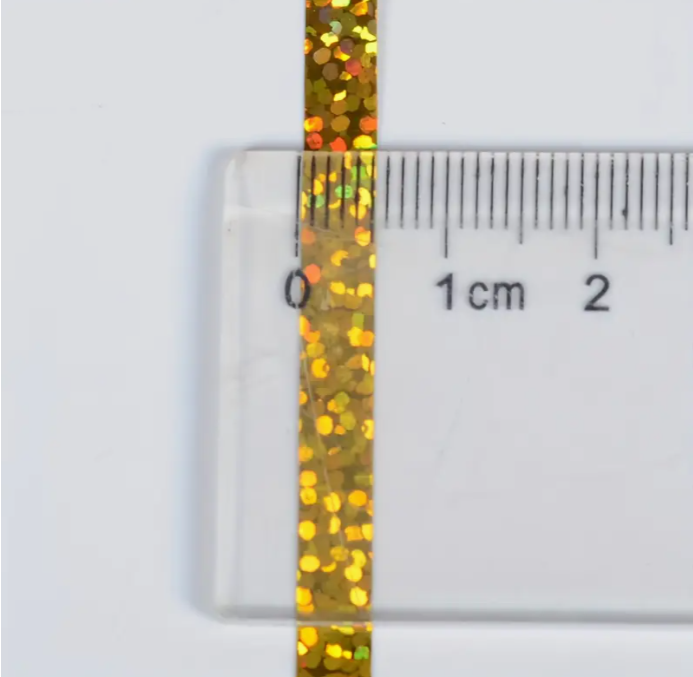 Csillogó szalag színek – piros, arany, ezüst, zöld, kék