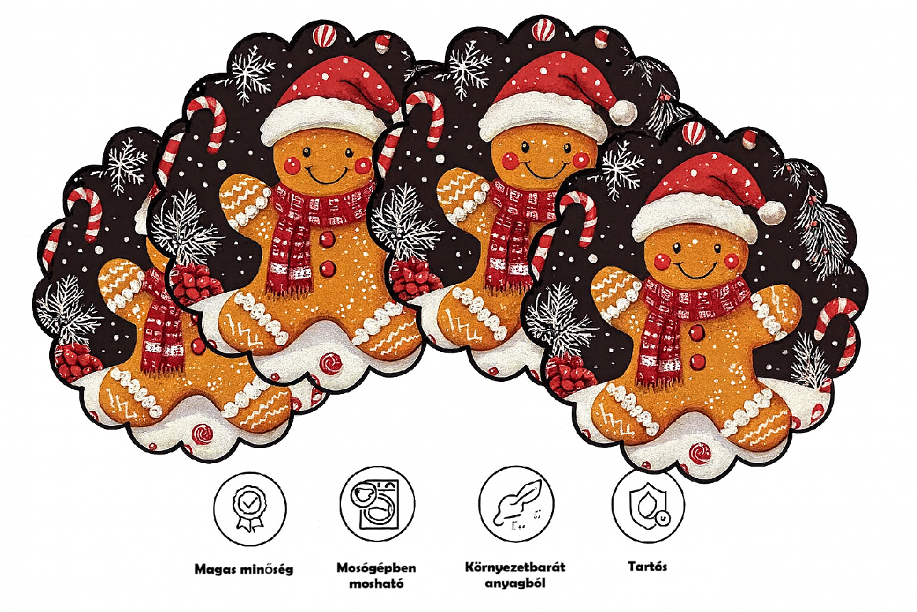 Asztalterítő használatban, dekorációs példák