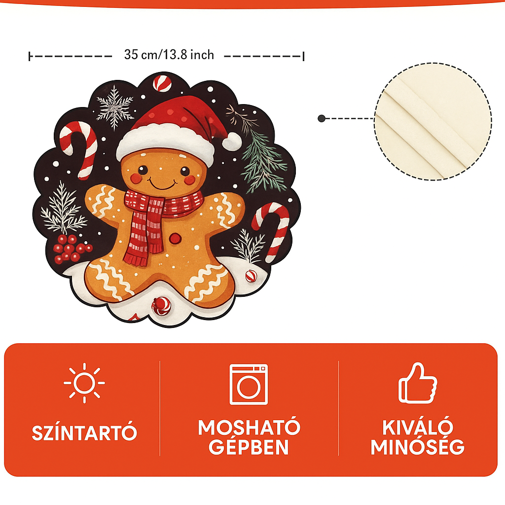 Asztalterítő anyagának illusztrációja