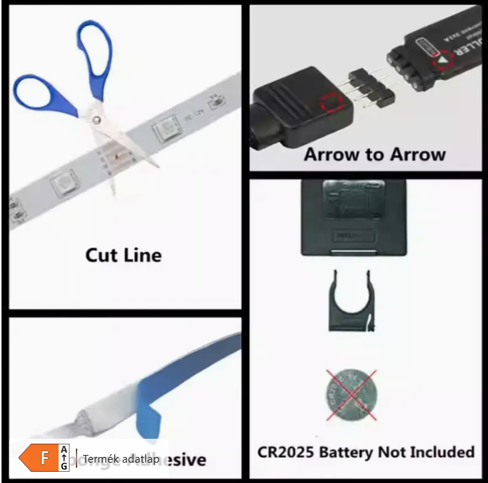 USB-s RGB LED szalag - fő kép
