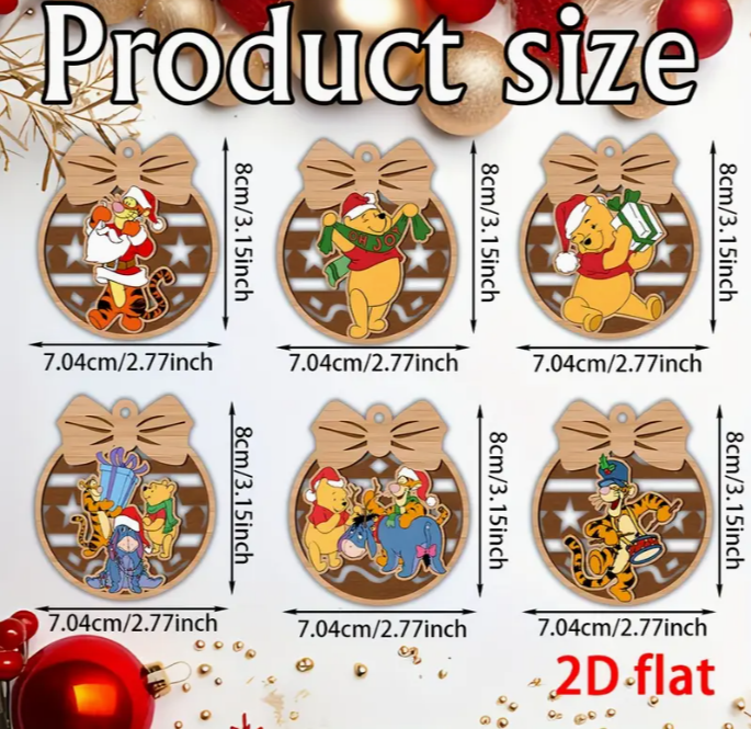 Micimackós dísz szett részletek