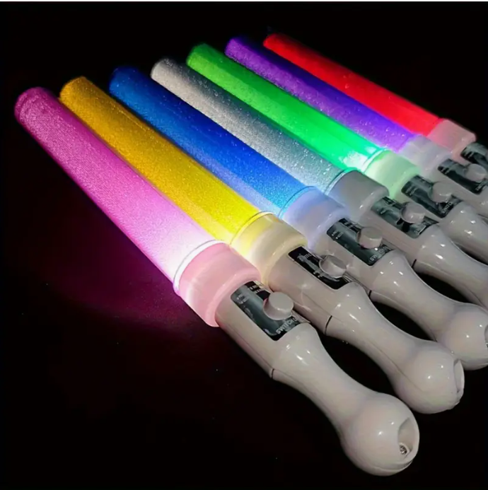 LED party pálca színes fényekkel