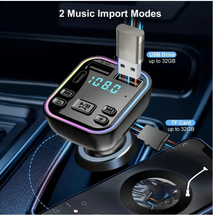 Bluetooth FM transzmitter funkciók