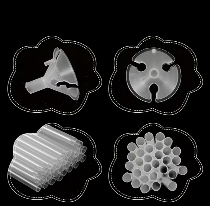 Műanyag lufi pálca és csésze