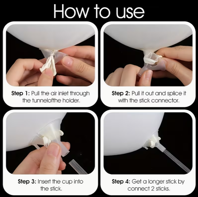 Lufi tartó csésze és pálca