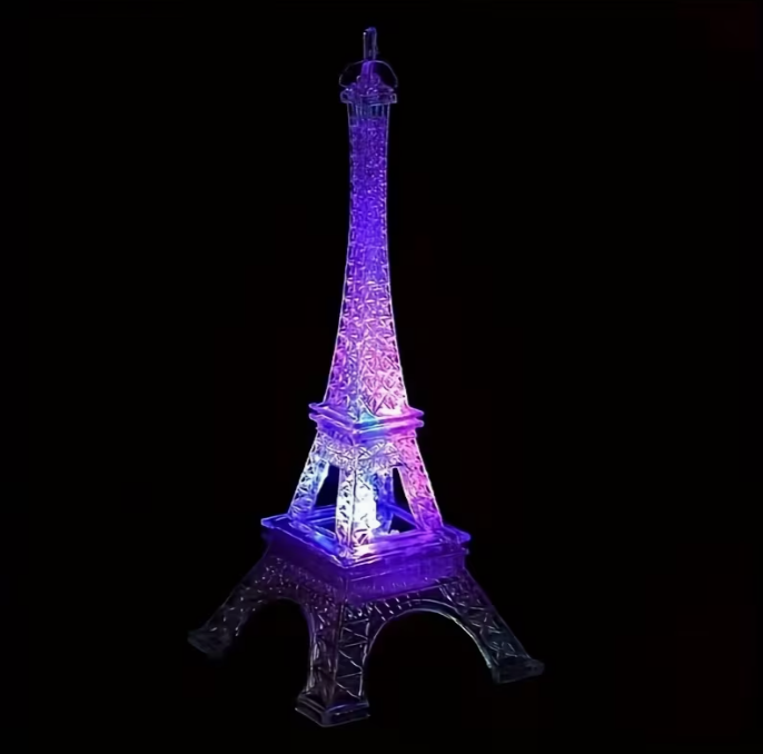 25 cm Eiffel torony LED dekor