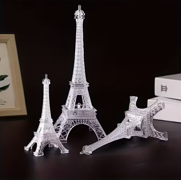 Akril Eiffel torony LED-del