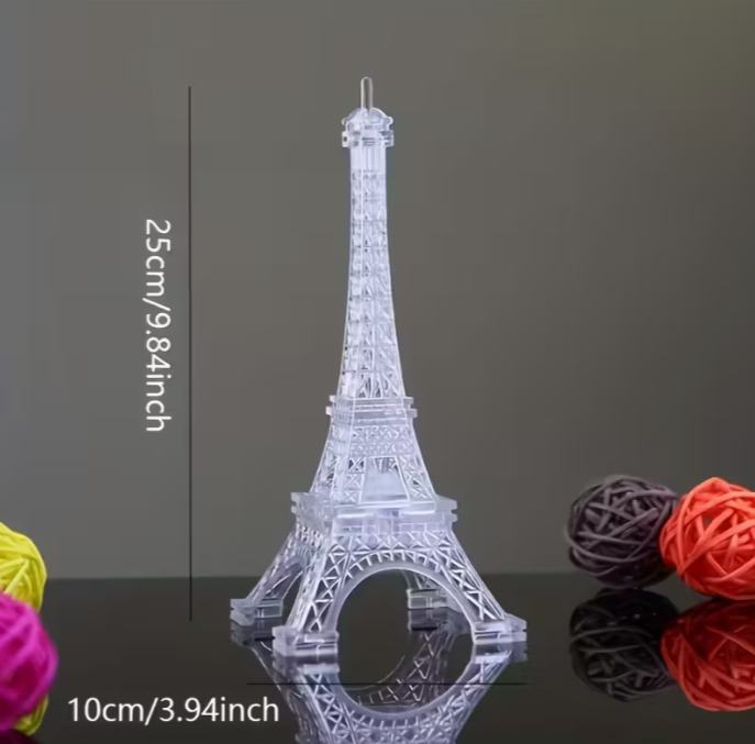 Eiffel torony LED dekor 25cm