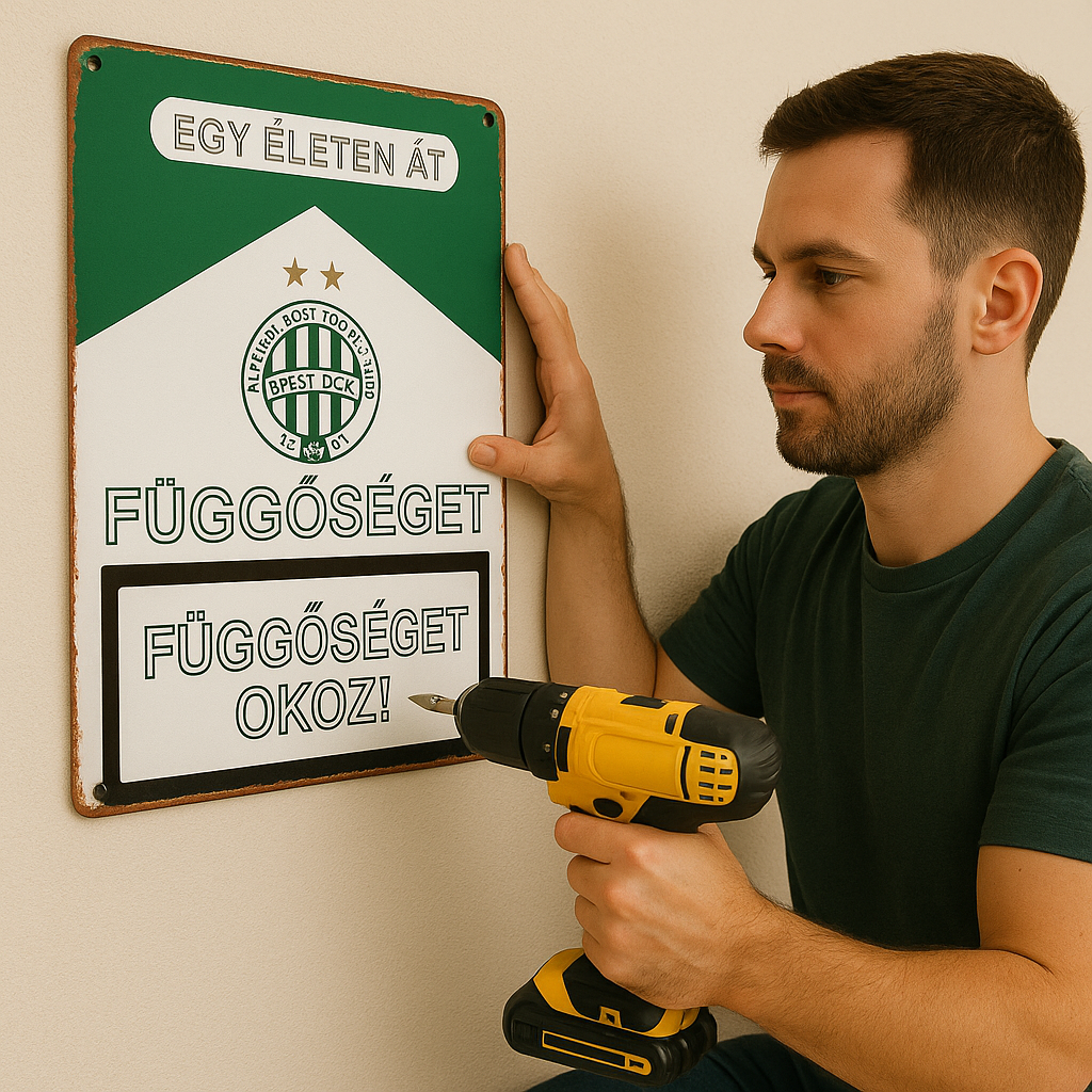 Ferencváros rajongói falidekor