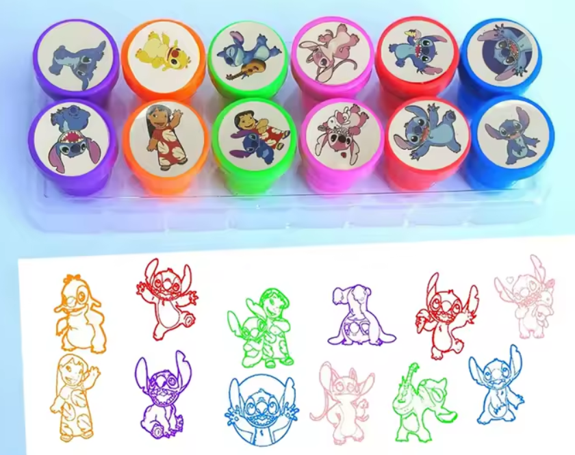 Stitch nyomda készlet használat közben