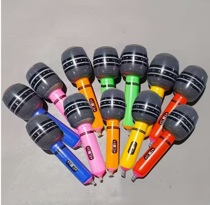 Felfújható mikrofon - különböző minták