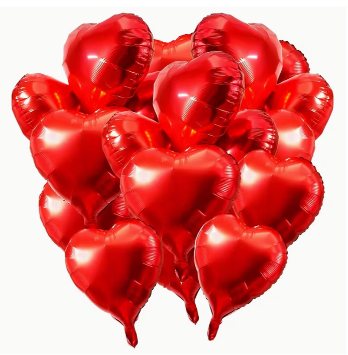 Szív lufi romantikus eseményekhez