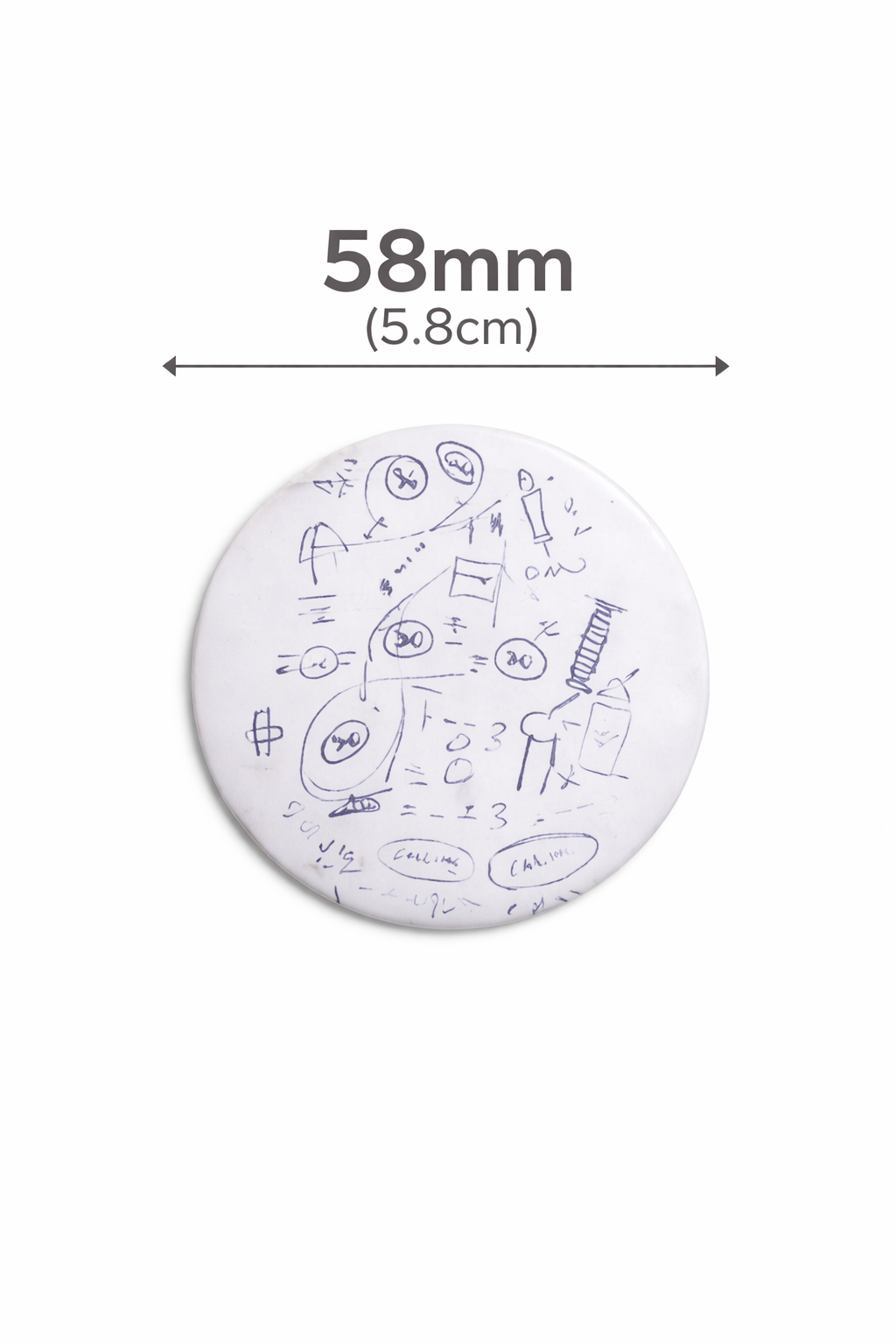 Mesterterv kitűző elölről