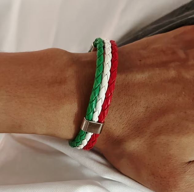 Trikolór karkötő csat