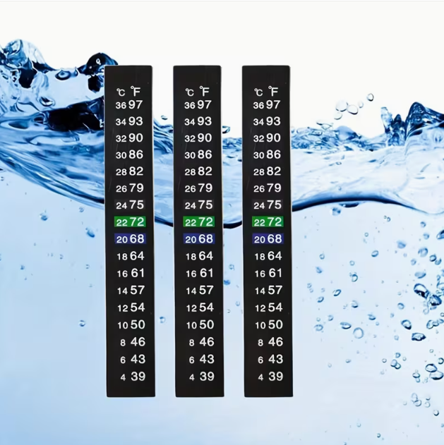 Akvárium hőmérő matrica