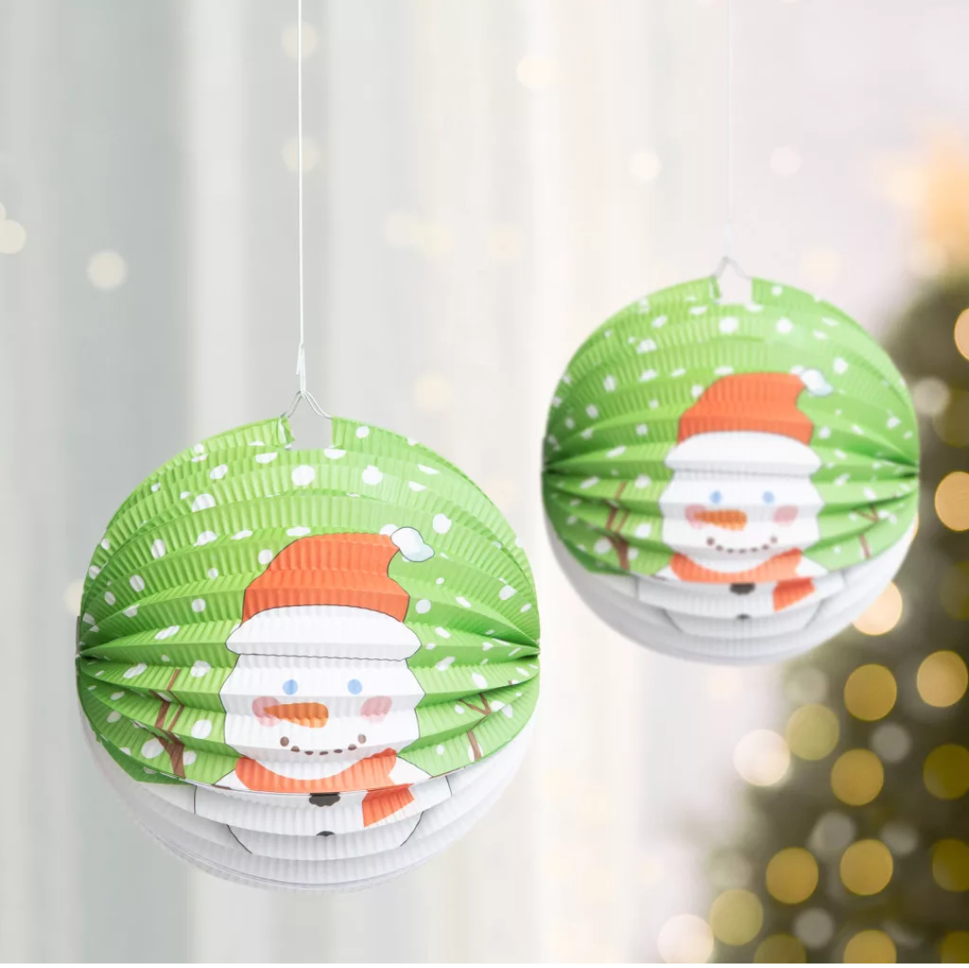 Karácsonyi lampion közelről