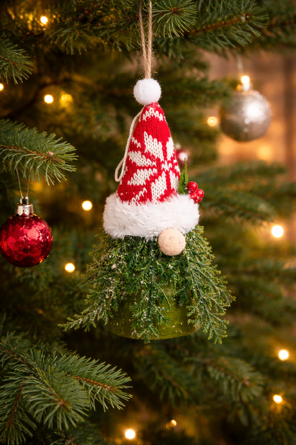 Skandináv manó sapka mintázat