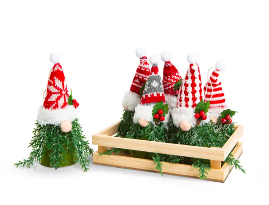 Karácsonyi manó anyaghasználat