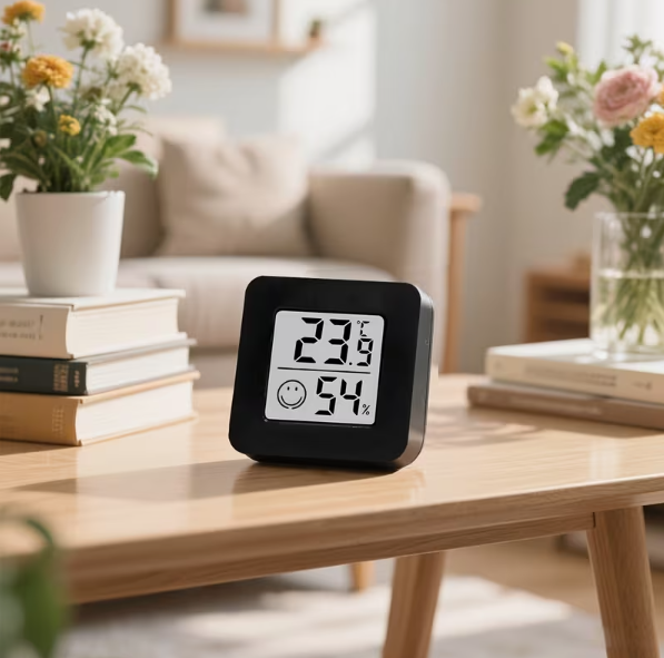 LCD hőmérséklet és páratartalom mérő