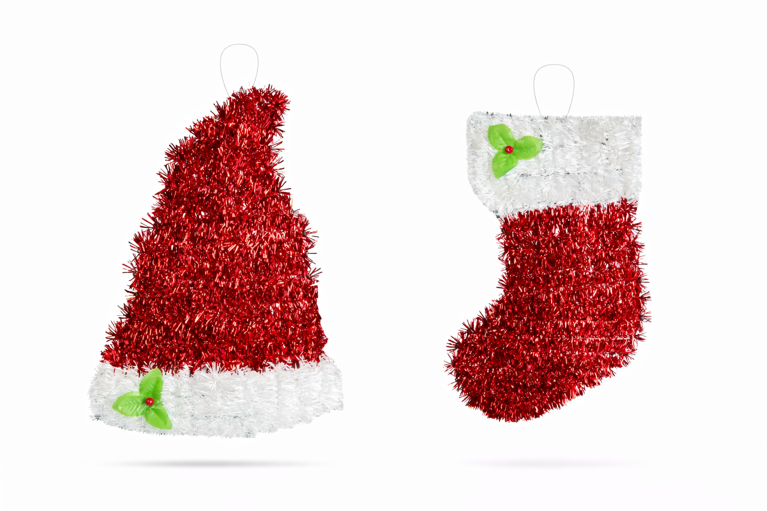 Karácsonyi csillogó dekor