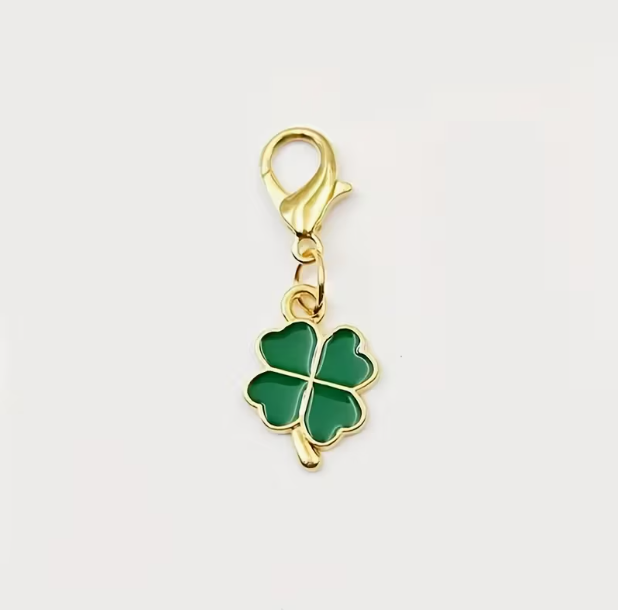 Szerencsehozó négylevelű lóhere kulcstartó - termékkép