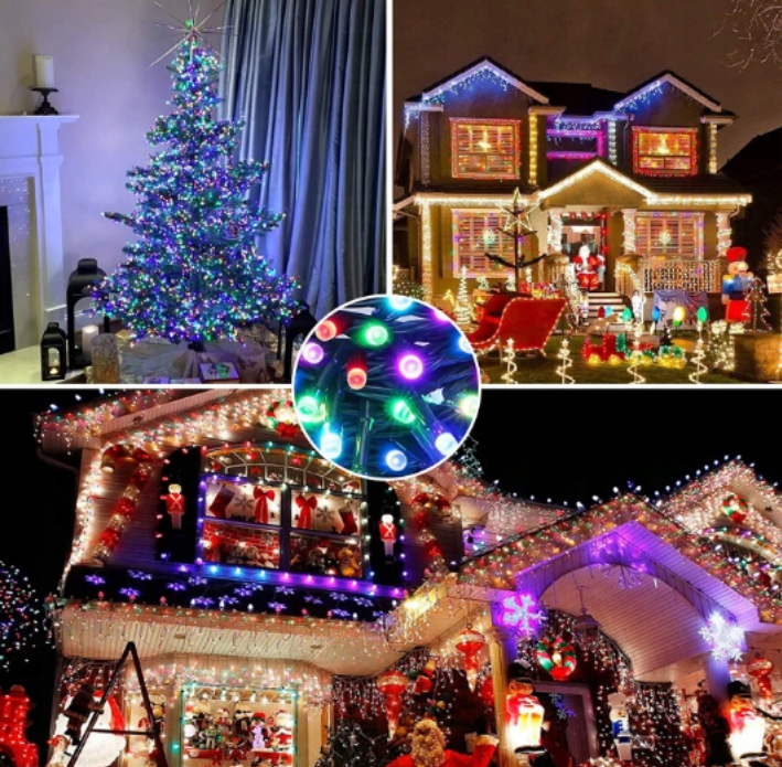 Toldható karácsonyi fényfüzér