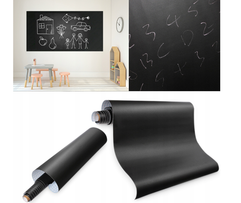 Öntapadós krétatábla készlet