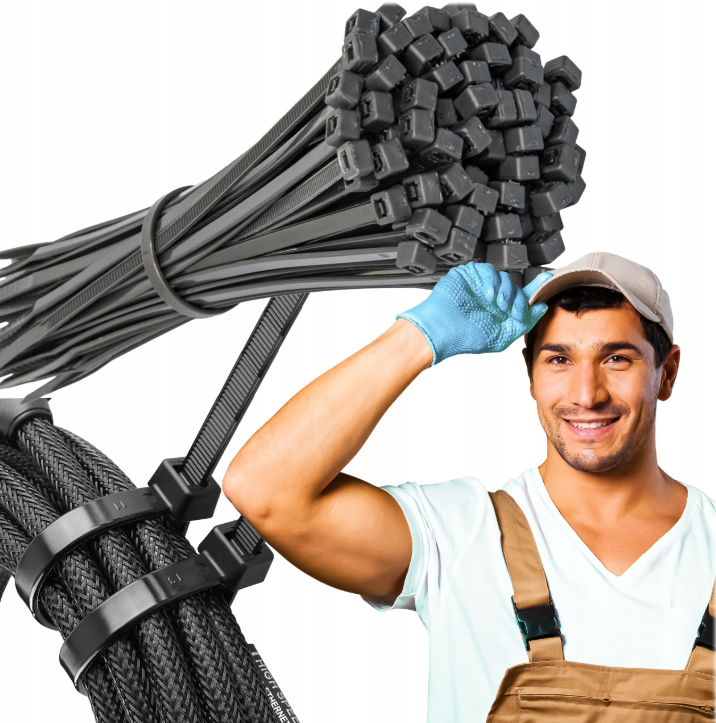 Kábelkötegelő 2.5x100mm 100db