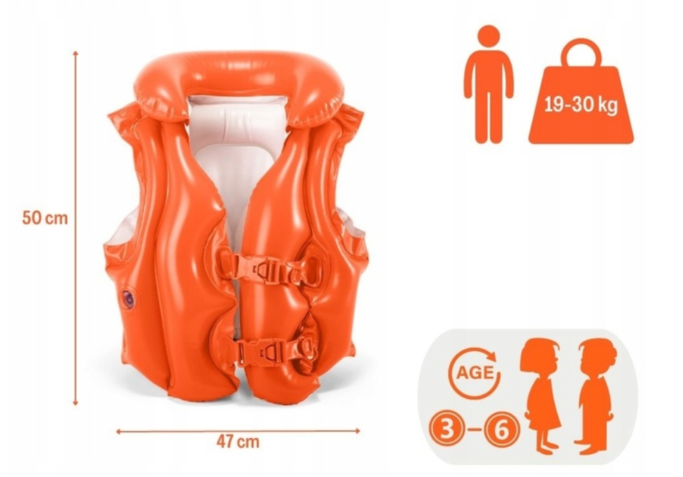 Intex úszómellény részlet