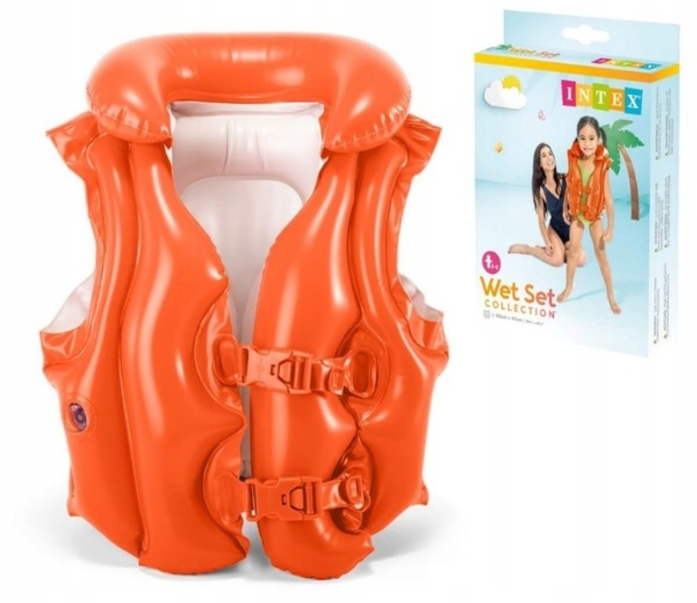 Intex gyermek úszómellény piros