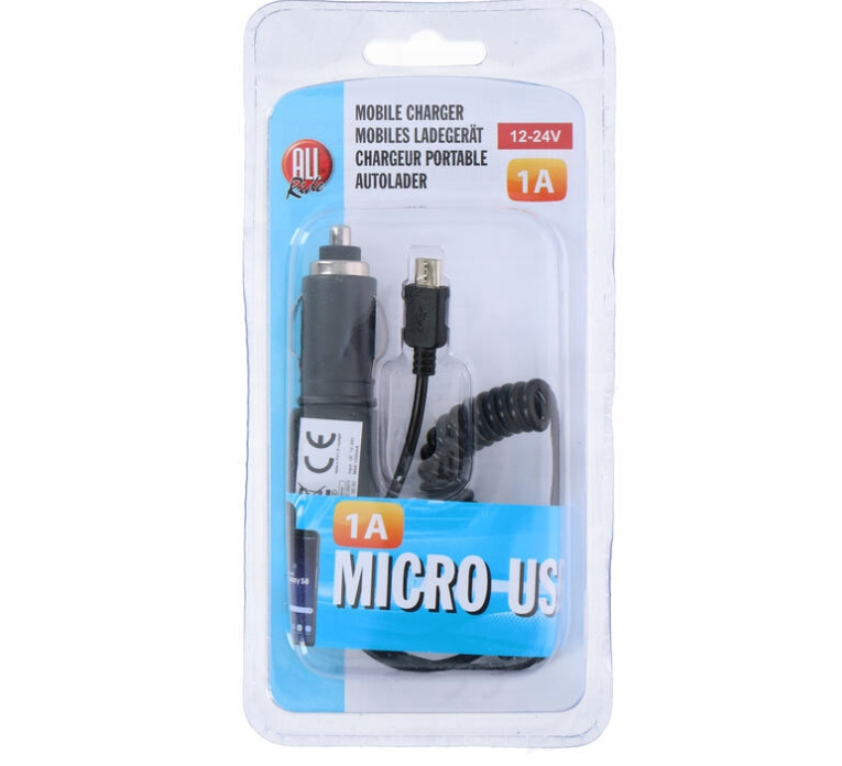 Szivargyújtós autós töltő micro USB