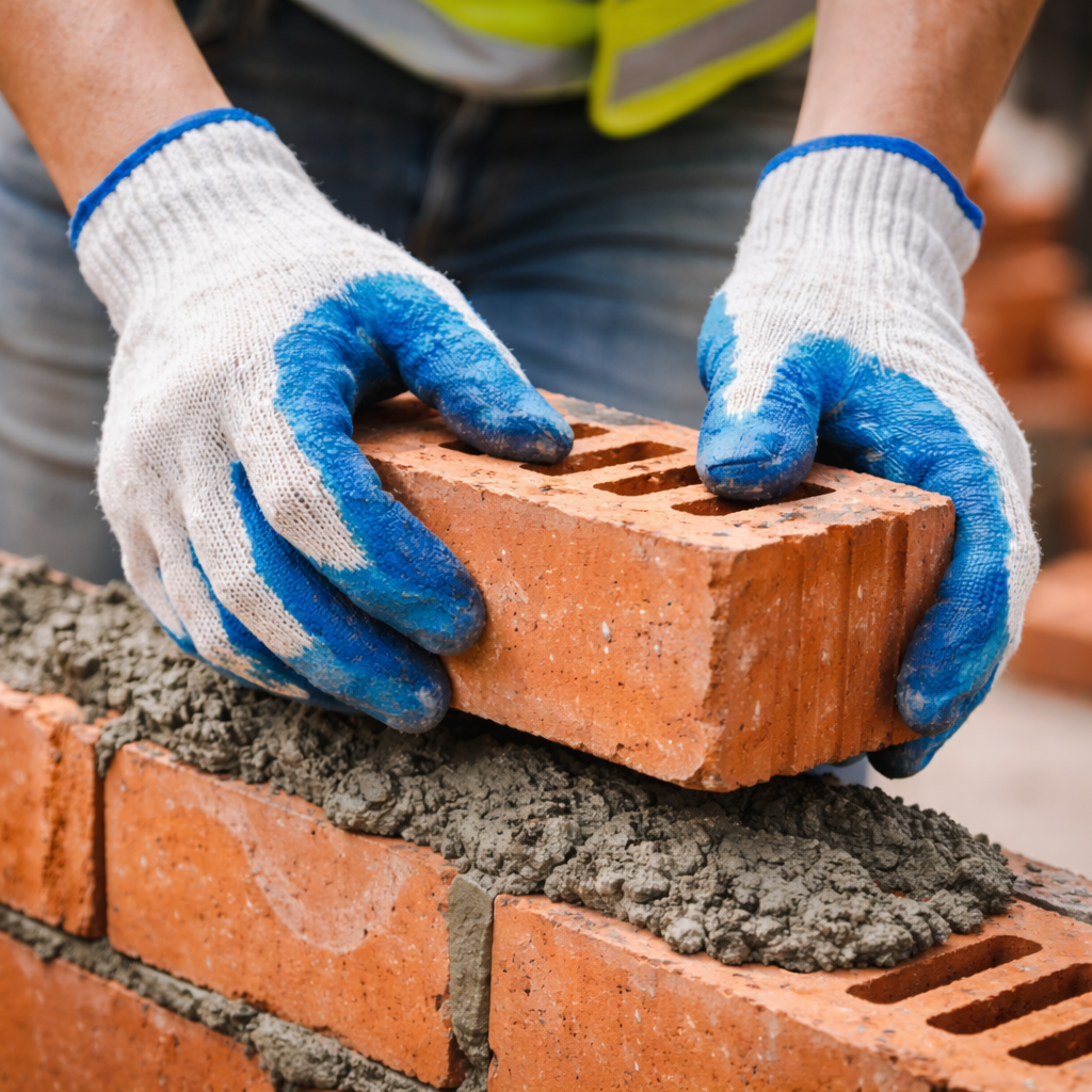 Munkavédelmi kesztyű építőipari felhasználás