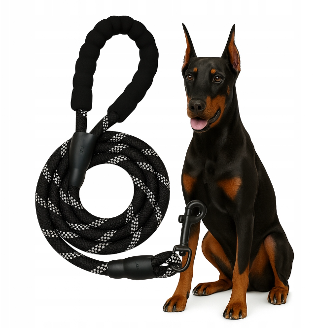 Erős fonott kutya póráz