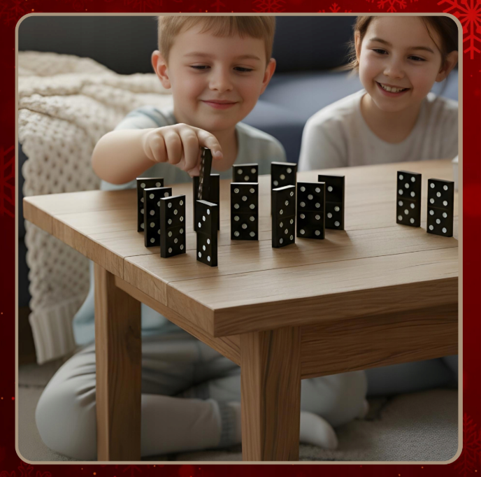 Dominó játék közben