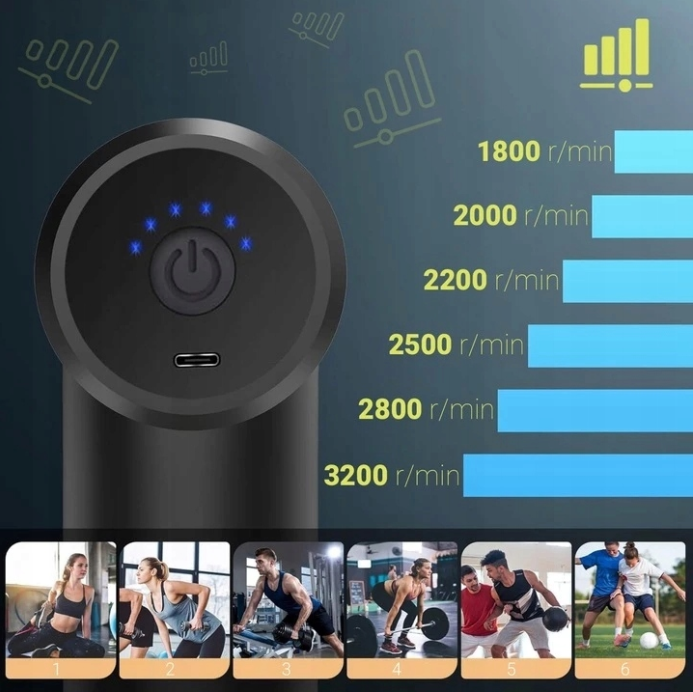 Masszázspisztoly töltés