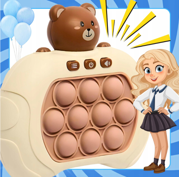 Pop It mackó ajándék játék