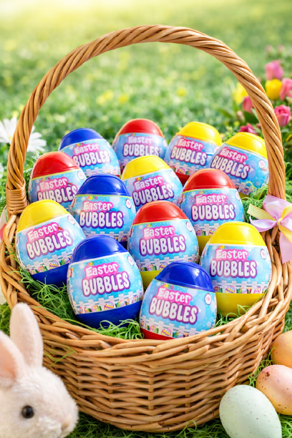 Színes húsvéti buborékfújó