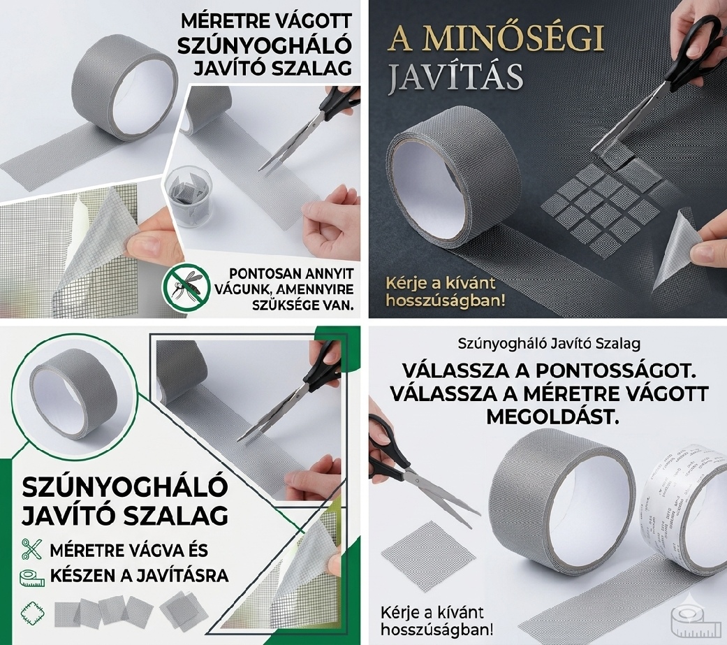 szúnyogháló javító tekercs