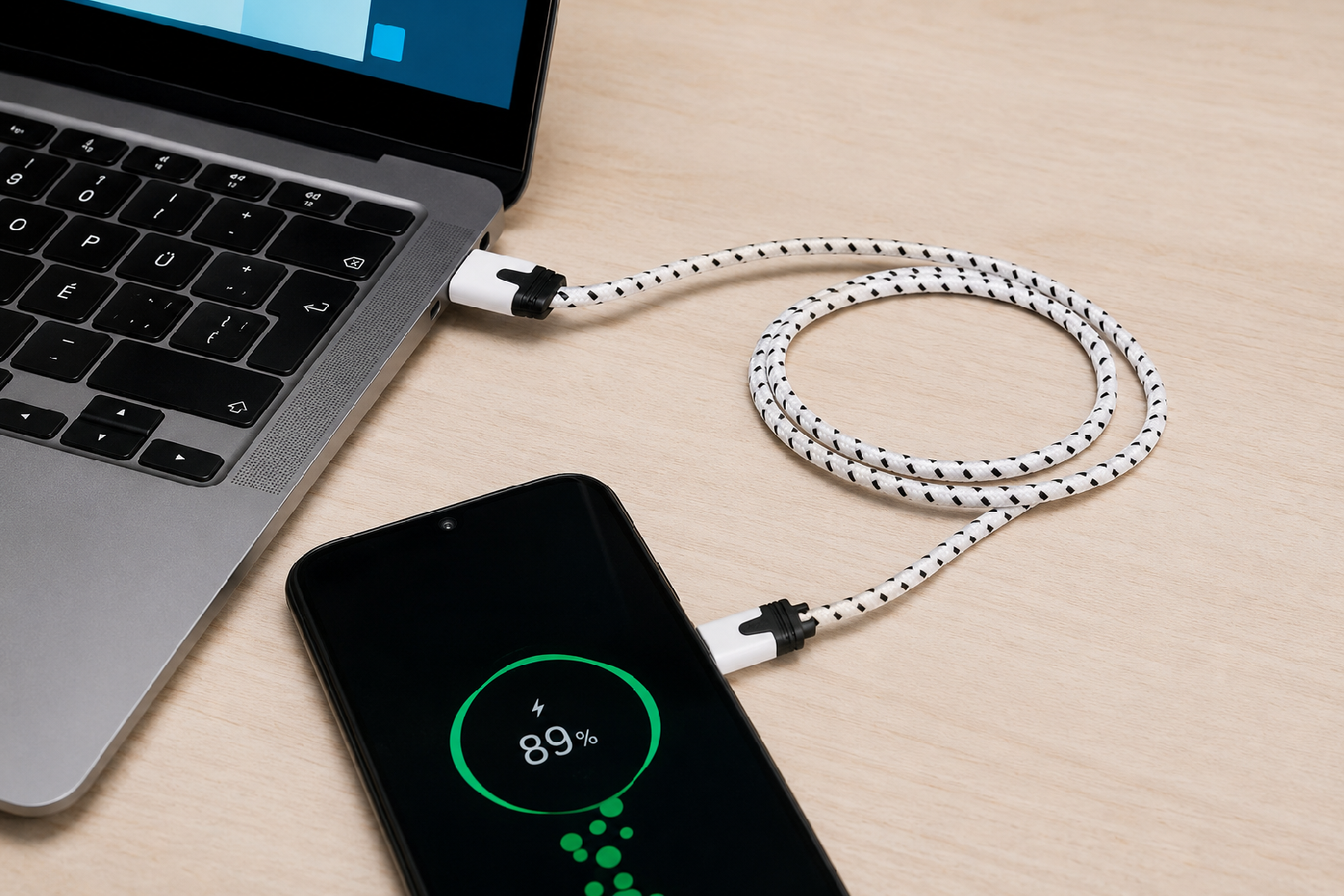 Fonott Micro USB kábel