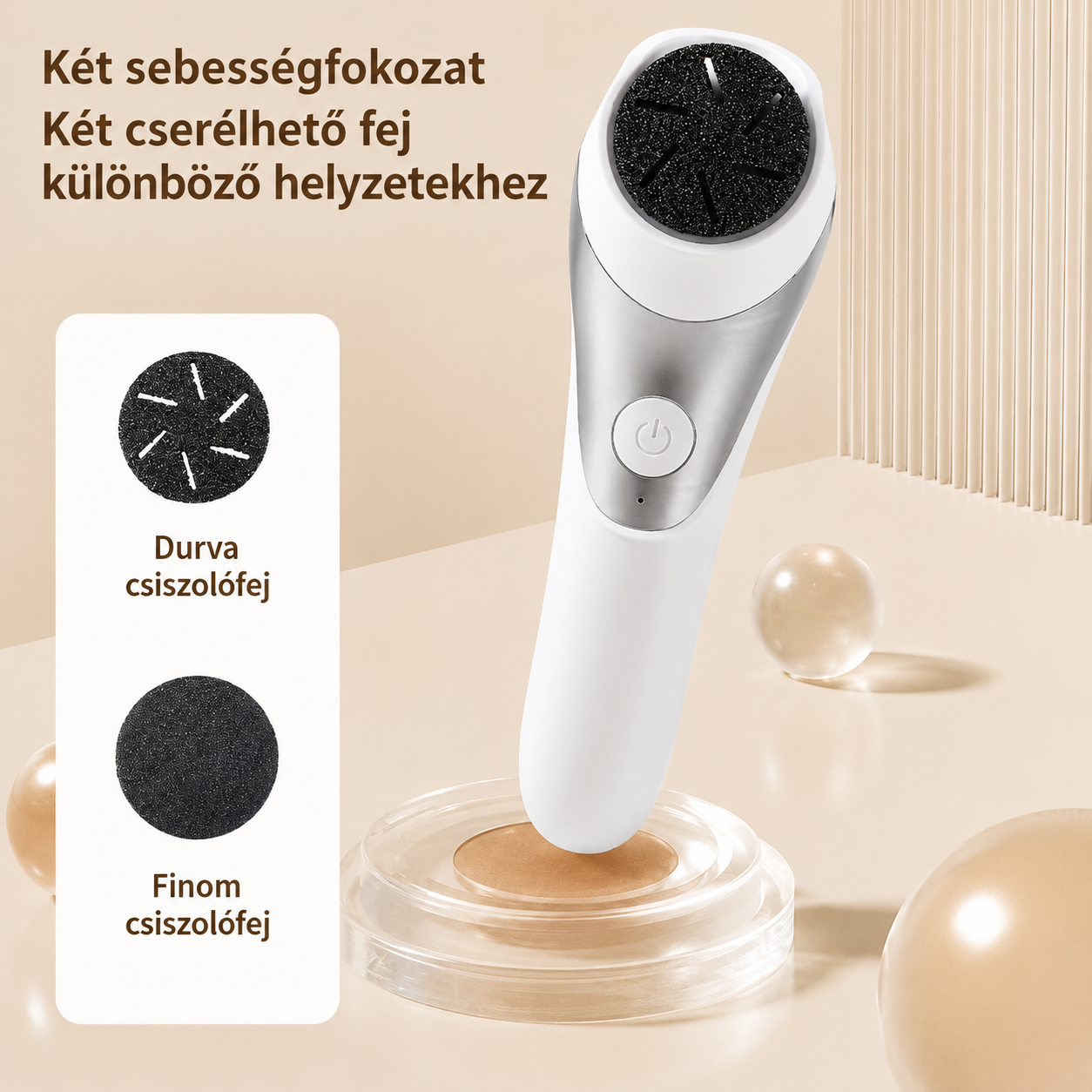 USB tölthető lábreszelő