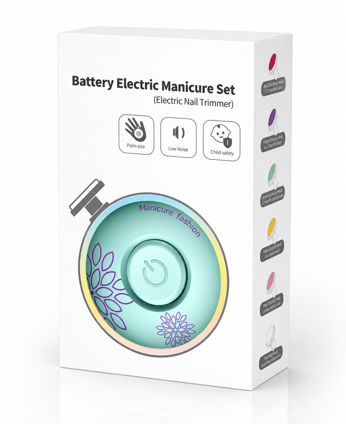 Elektromos körömreszelő babáknak és felnőtteknek