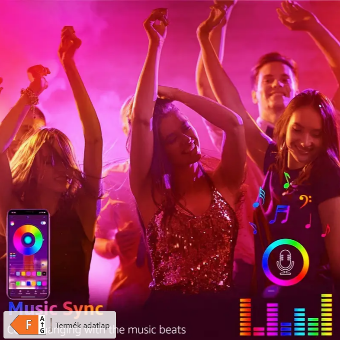 LED szalag színek és fényhatások